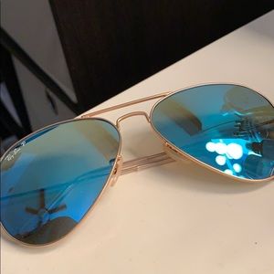 Authentic Ray bans aviator large metal